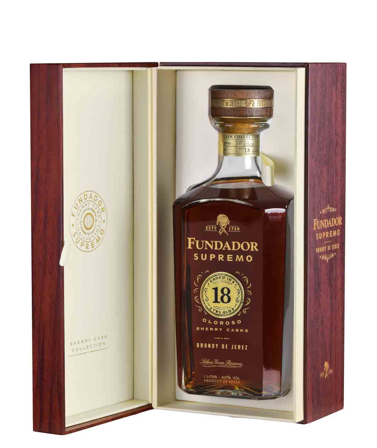 Brandy Fundador Supremo 18 años Comprar Online Ahora