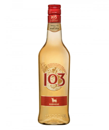 Brandy 103 Weißes Etikett